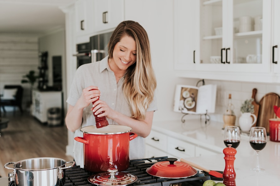 Professional style cooking range